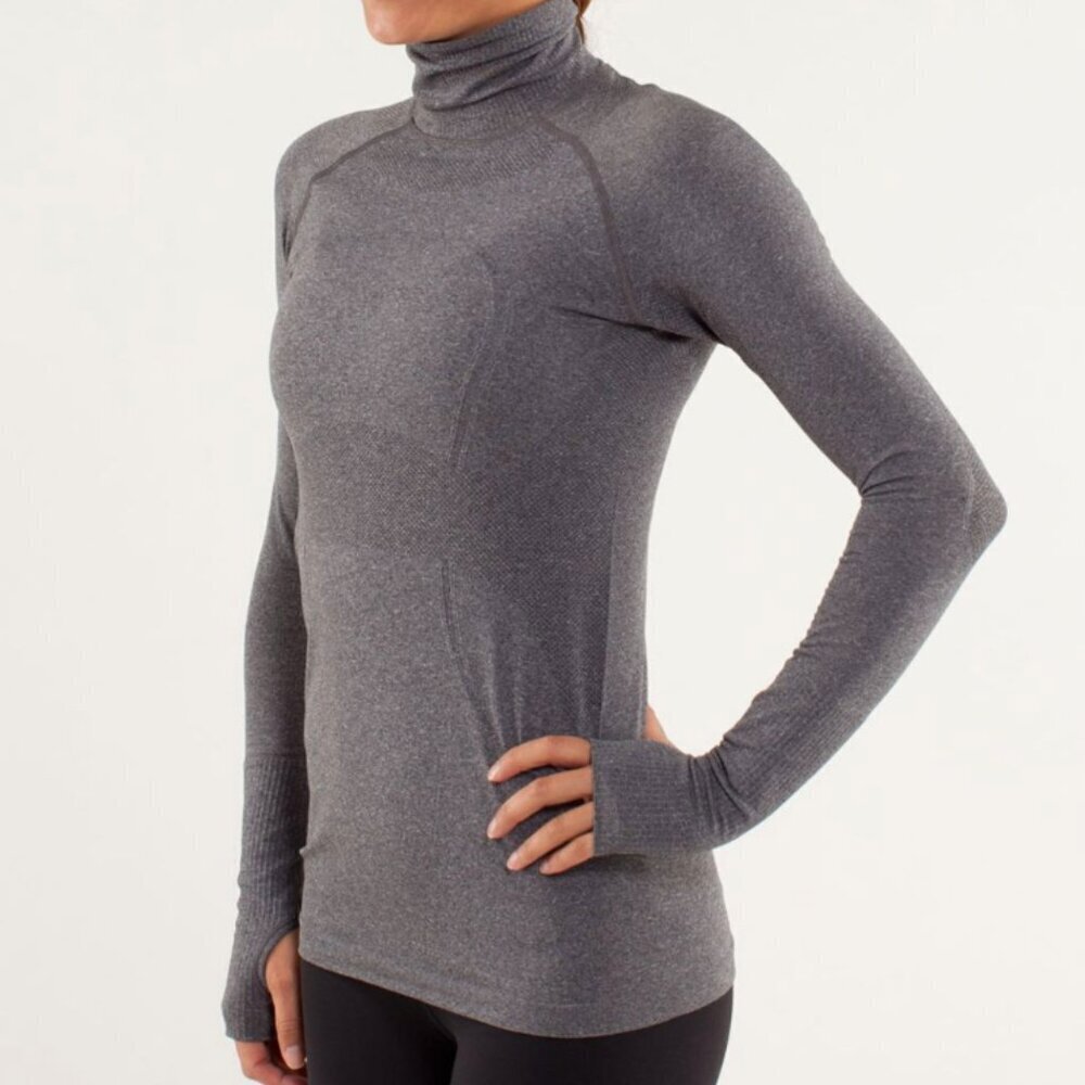 Lululemon Run: Swiftly Turtleneck Black - image 5